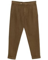 GTA - Dante Pleated-Waist Turned-Up Trousers - Lyst