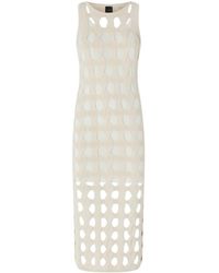 Pinko - Abito Lungo Con Dettaglio Cut-Out - Lyst
