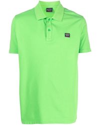 Paul & Shark - Polo En Coton À Patch Logo - Lyst