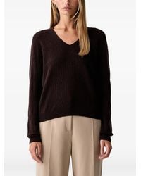 Twinset - Chevron-Knit V-Neck Sweater - Lyst