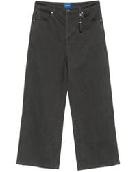 DAGGER - Logo-Patch Wide-Leg Jeans - Lyst