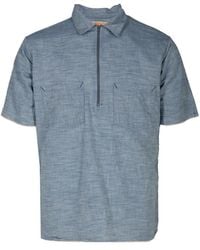 MonoStereo - Half-Zip Polo Shirt - Lyst
