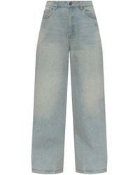 adidas - Weite Jeans mit Reißverschlussdetail - Lyst