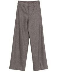 PT Torino - Pantaloni Con Motivo A Spina Di Pesce - Lyst