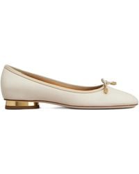 Tod's - Bow-Detail Ballet Flats - Lyst