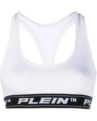Philipp Plein - Logo-Underband Sports Bralette - Lyst