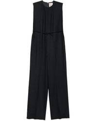 Semicouture - Sleeveless Belted Jumpsuit - Lyst