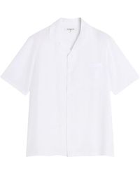 Maison Kitsuné - Linen Resort Shirt For - Lyst