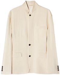 Lanvin - Button-Fastening Blazer - Lyst