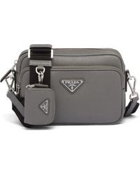 Prada - Schoudertas Met Logo - Lyst