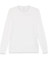 Eleventy - Ribbed-Trim Sweater - Lyst
