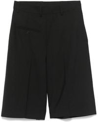 MM6 by Maison Martin Margiela - Virgin Wool Shorts - Lyst