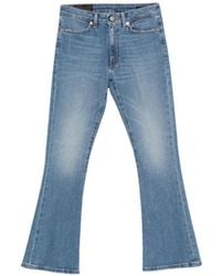 Dondup - Vaqueros Acampanados Con Botones - Lyst