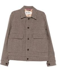 NEW YORK RESIDENT - Houndstooth Overshirt - Lyst