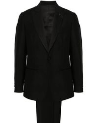 Lardini - Anzug Mit Steigendem Revers - Lyst