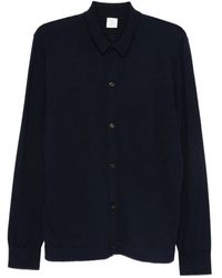 Eleventy - Button-Down Wollen Overhemd - Lyst