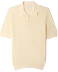 Sandro - Polo En Coton À Design Gaufré - Lyst