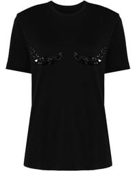 JNBY - Crystal-Embellished T-Shirt - Lyst