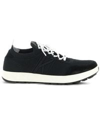 Kiton - Suede-Trim Slip-On Sneakers - Lyst