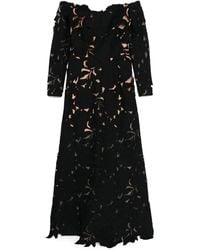 Costarellos - Kasia Floral-Cut Lace Gown - Lyst