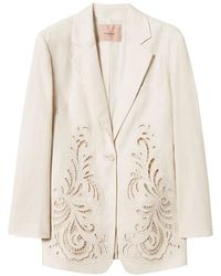 Twinset - Embroidered Blazer - Lyst