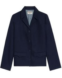 Zadig & Voltaire - Button-Fastening Blazer - Lyst