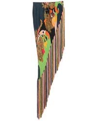 Etro - Sciarpa Con Frange E Stampa Paisley - Lyst
