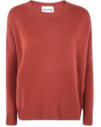 Kujten - Jersey de cachemira con cuello redondo - Lyst