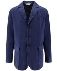 Aspesi - Garment-Dyed Cotton Blazer - Lyst