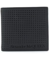 Alexander McQueen Portafoglio bi-fold - Nero