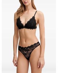 Guess - Lace Scalloped-Edge Bra And Thong Set - Lyst