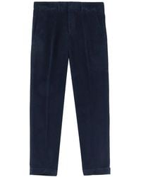 Fay - Stretch-Cotton Cropped Trousers - Lyst