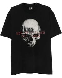 44 Label Group - Skull-Print T-Shirt - Lyst