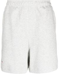 Izzue - Logo-embroidered Track Shorts - Lyst