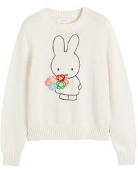 Chinti & Parker - Miffy Embroidered Sweater - Lyst