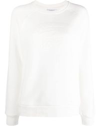 Lacoste - Logo-embroidered Organic Cotton Sweatshirt - Lyst