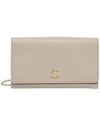 Coccinelle - C-Me Logo-Plaque Chain-Link Clutch Bag - Lyst