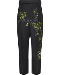 Thom Browne - Goose Scenic Satin Stitch Wool Chino Trousers - Lyst
