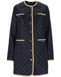 Husky - Quilted Contrast-Trim Jacket - Lyst