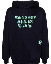 Rassvet (PACCBET) - Slogan-Print Cotton Hoodie - Lyst
