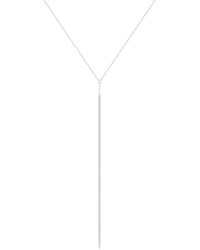 SOLO for Diamonds - Diamond-Embellished Drop Necklace - Lyst