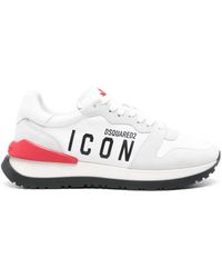 DSquared² - Icon Running Panelled Sneakers - Lyst
