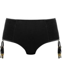 Maison Close - X Scandale Rococo High Waisted Garter Belt Briefs - Lyst