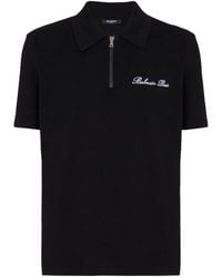 Balmain - Polo With Logo - Lyst