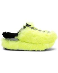Hogan - Fur-Trimmed Lace-Up Slip-On Sneakers - Lyst