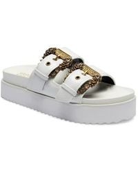 Versace Jeans Couture - Arizona Platform Slide Sandals - Lyst