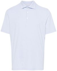 Fedeli - Zero Striped Jersey Polo Shirt - Lyst