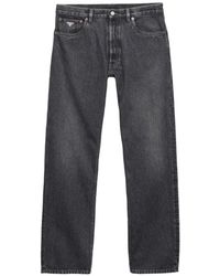 Prada - Vintage-Look Denim Jeans - Lyst