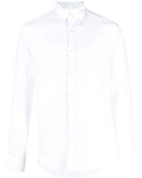 Paul & Shark - Long-sleeve Linen Shirt - Lyst