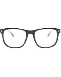 DSquared² - Eckige Brille mit Logo - Lyst
